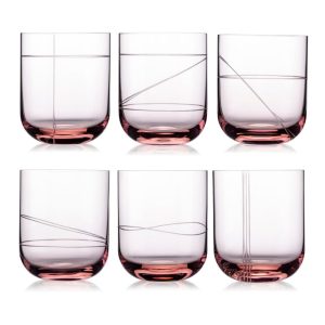 MONACO ROSE ČAŠA SET 6 KOMADA