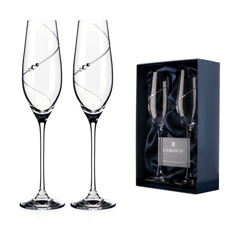 Swarovski čaše za šampanj set kom 2