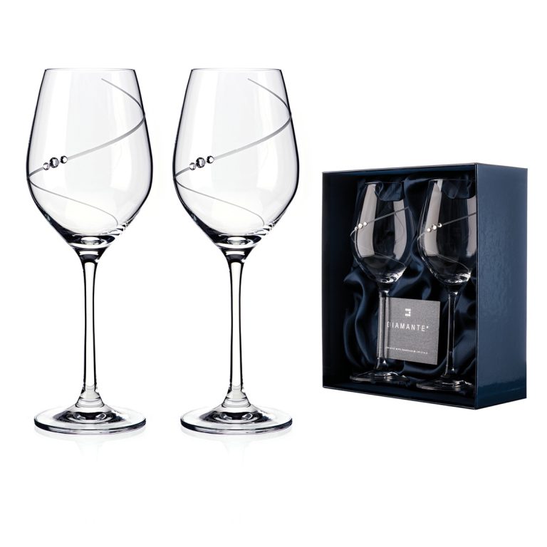 Swarovski čaše za vino set 2 kom