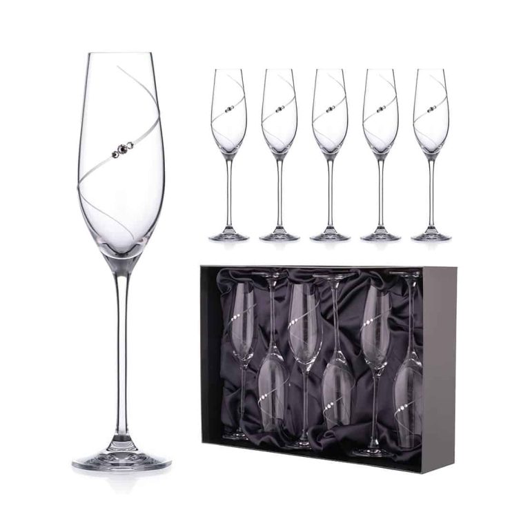 Swarovski šampanj set 6